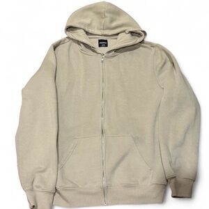RSQ Tan Zip-Up Hoodie for Men
